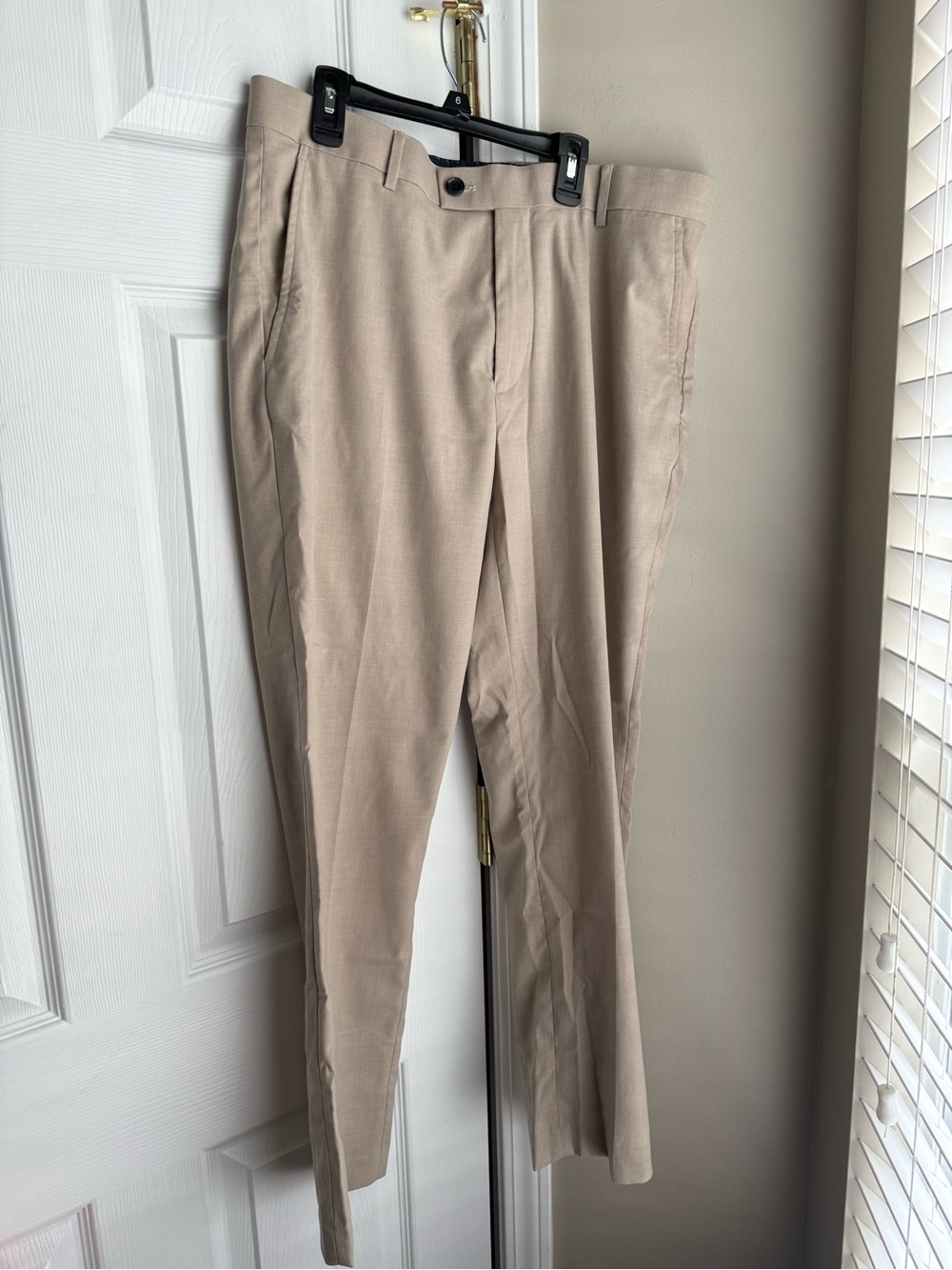 Original Penguin Men's Slim Dress Pants in Light Khaki